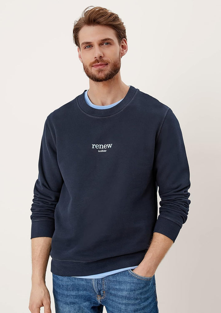 s.Oliver Herren Sweatshirt S Blue Nights, S Blue Nights