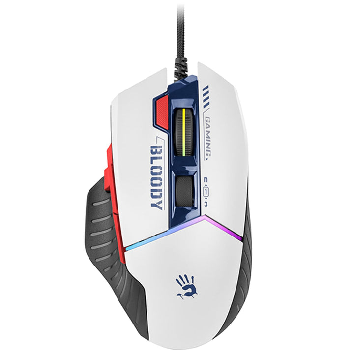A4tech W95Max Sports Gaming Maus, Optische Kabelgebundene Gaming-Maus, USB 12 000 CPI, 8000 FPS, 250