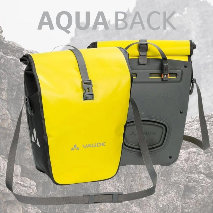 VAUDE Fahrradtaschen für Gepäckträger Aqua Back 2x24L, 2 x Hinterradtaschen wasserdicht, Fahrrad Gep