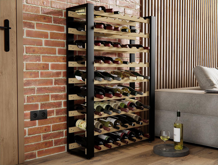 Lenmar Serie RW Weinregal aus Holz für Flaschen, LOFT, Flaschen, Wein, Flaschenregal, Kellerregal, R