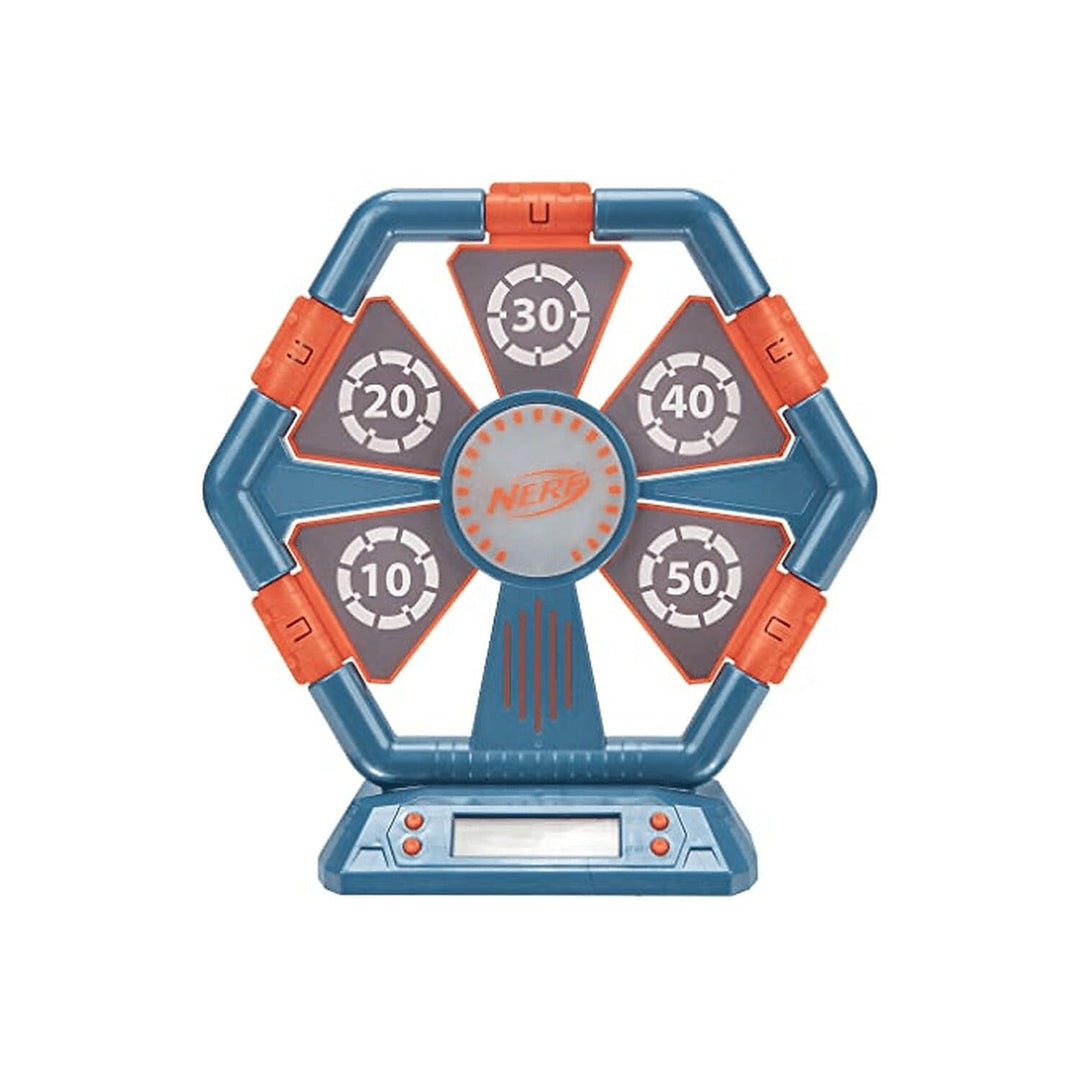 NERF NER0288 - Digitale Klapp-Zielscheibe mit Lichtfunktion und Display, Spielzeug ab 8 Jahren Mehrf