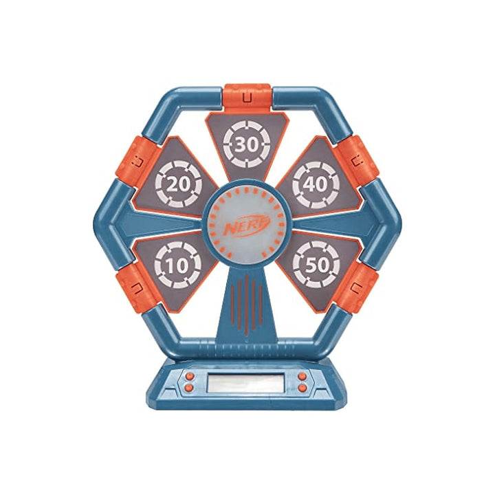 NERF NER0288 - Digitale Klapp-Zielscheibe mit Lichtfunktion und Display, Spielzeug ab 8 Jahren Mehrf