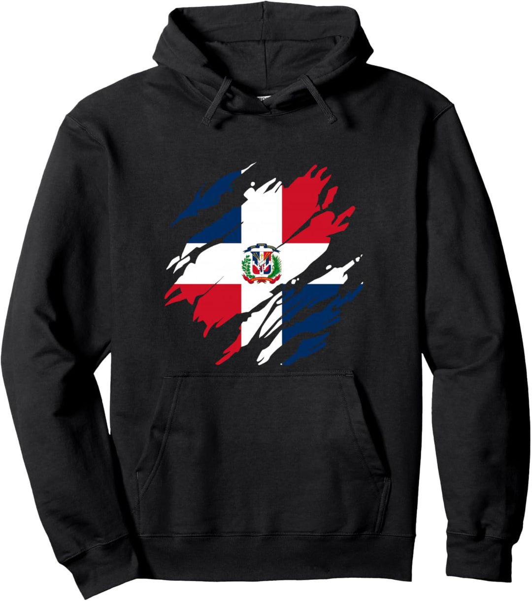 Dominikanische Flagge Dominikanische Republik Pullover Hoodie