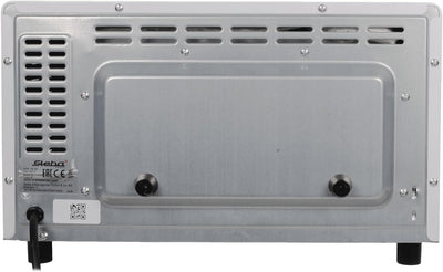 Steba Mini-Backofen mit 9 Liter Volumen, Pizzatiefe bis Ø 22 cm, Doppel-Glastür, Ober- und Unterhitz