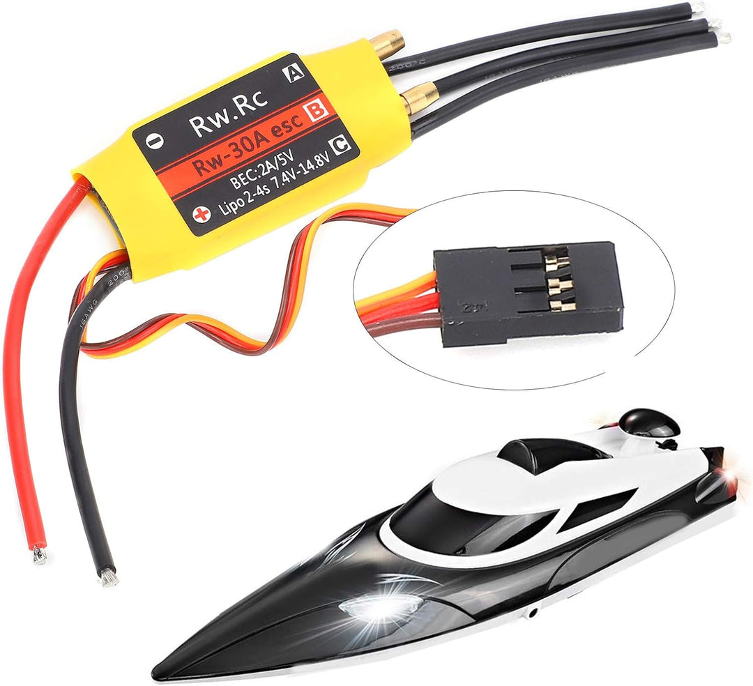 SUNGOOYUE 30A Bürstenloser Wassergekühlter Elektrischer Geschwindigkeitsregler ESC für RC-Bootsmodel