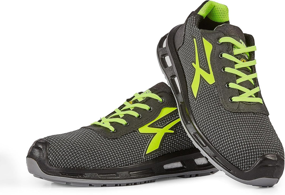 U-POWER Red Lion® Primf, Sicherheitsschuhe, leicht und bequem, extrem atmungsaktives Nylon, Stichsch