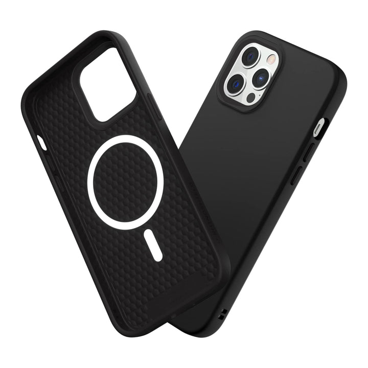 RHINOSHIELD Case kompatibel mit [iPhone 12/12 Pro] | SolidSuit - MagSafe-kompatibel -Stossdämpfende