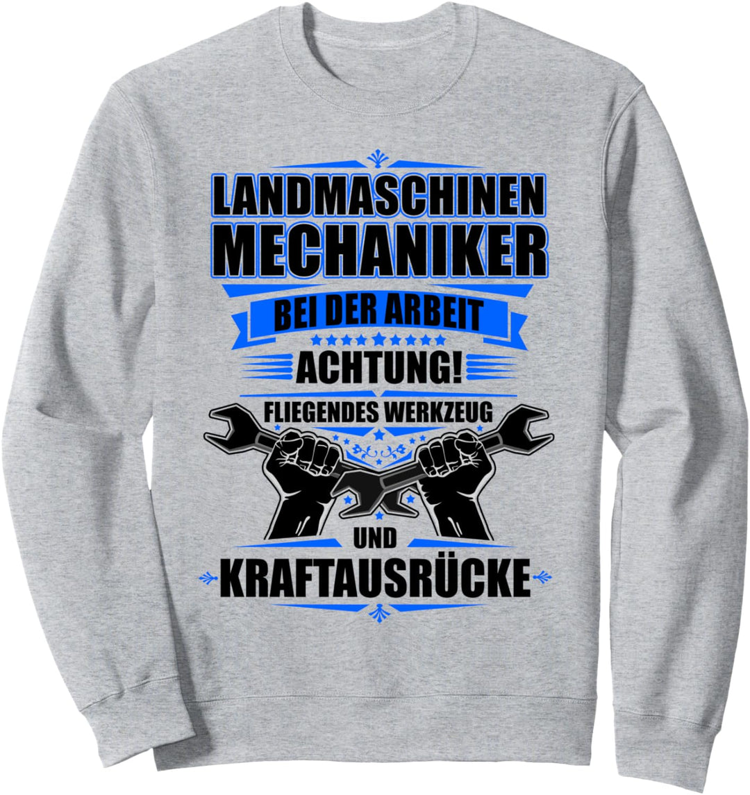 Landmaschinenmechaniker Bei Der Arbeit Sweatshirt