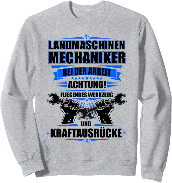 Landmaschinenmechaniker Bei Der Arbeit Sweatshirt