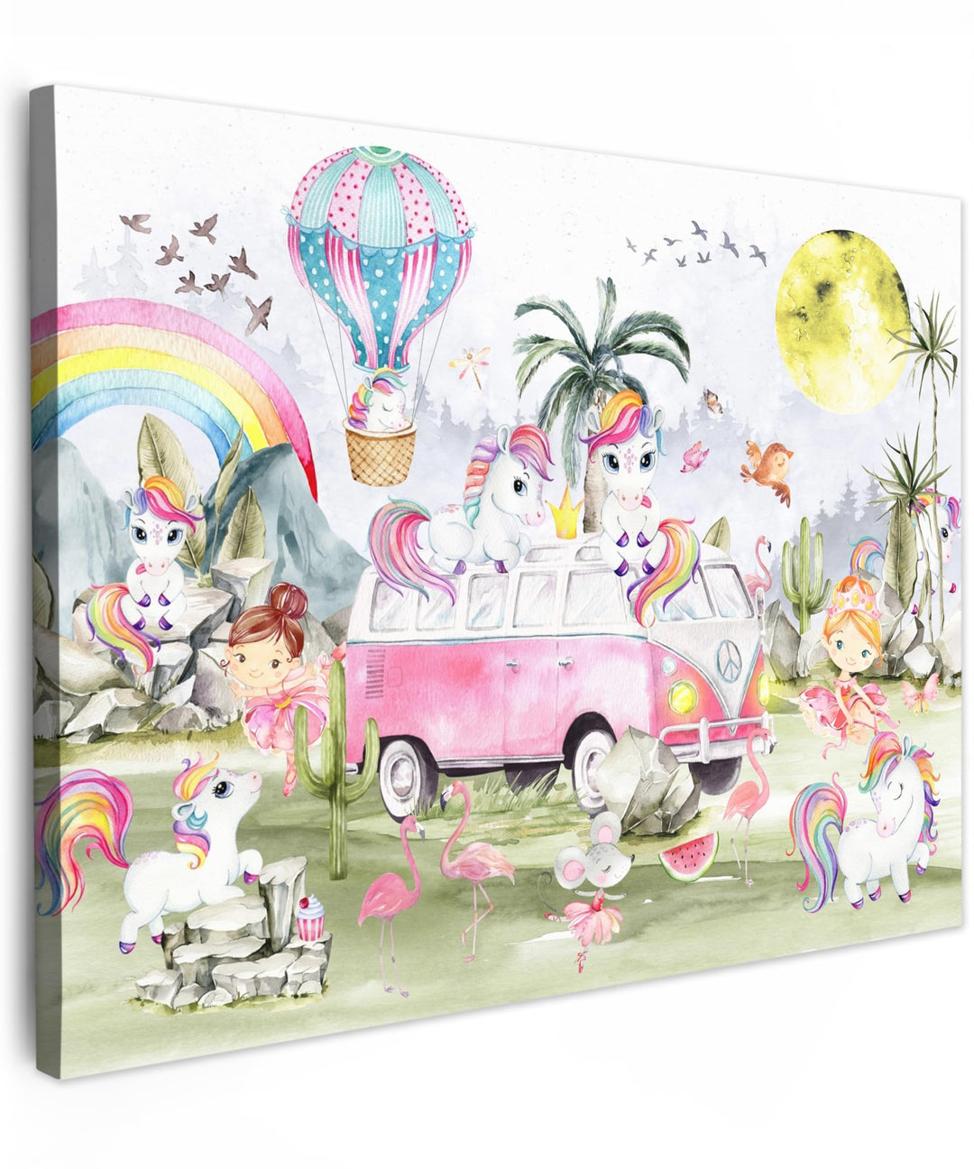 MuchoWow© Leinwände 70x50 cm Wall Decoration Bilder Kinderzimmer Mädchen Pictures Canvas Painting Wa