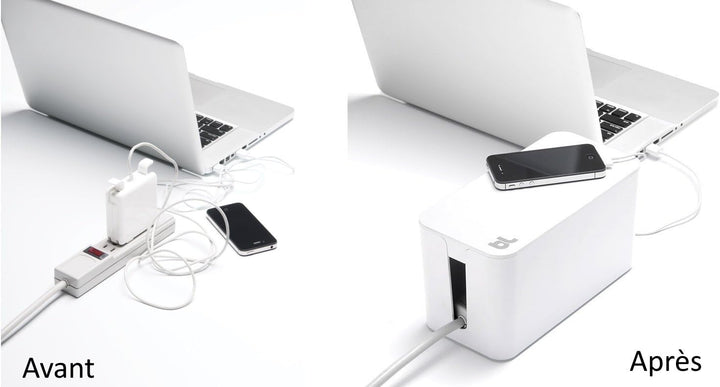 Bluelounge CableBox Mini Kabelbox weiss
