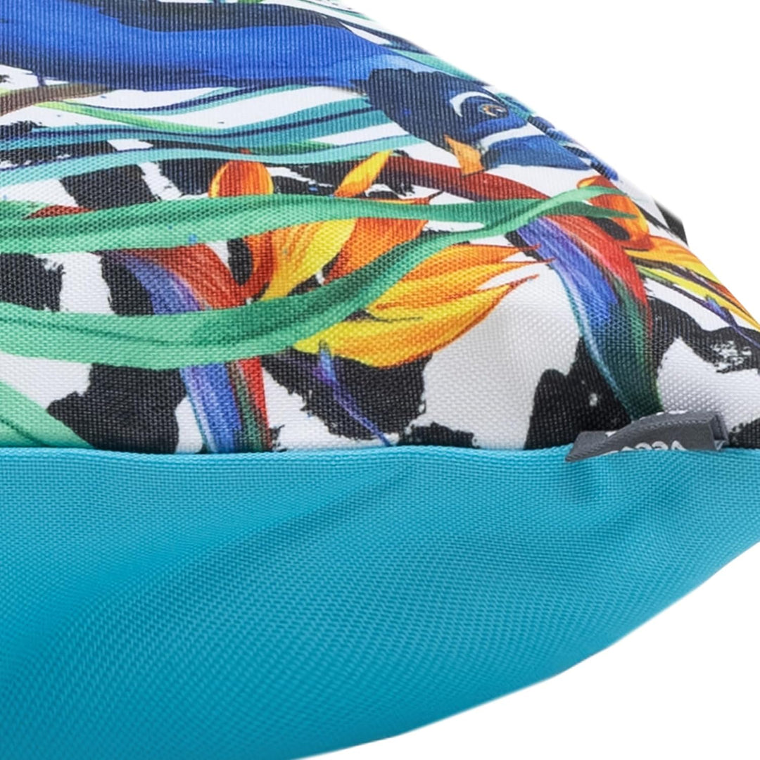 Bean Bag Bazaar Outdoor Kissen, Blumen Sammlung, 4-er Pack, Wasserabweisend Stoff, Garten Kissen mit