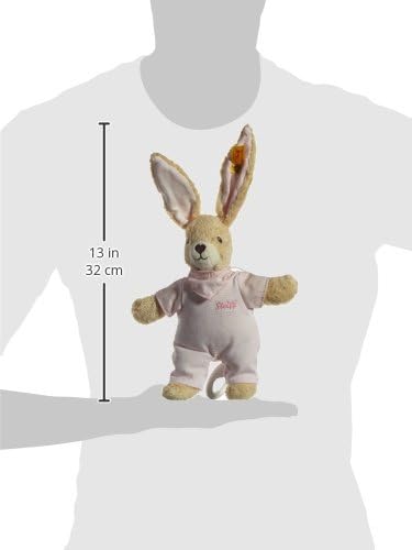 Steiff 237584 Hoppel Spieluhr 20 rosa Hase, Medium, Rosa
