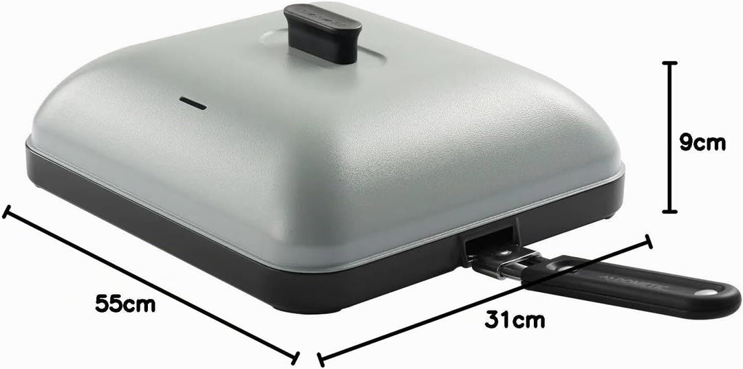 CADAC - 2 Cook 3 Turbo Deluxe und Universelle Grillkuppel - Gas Tischgrill mit 2 Brennern und Alumin