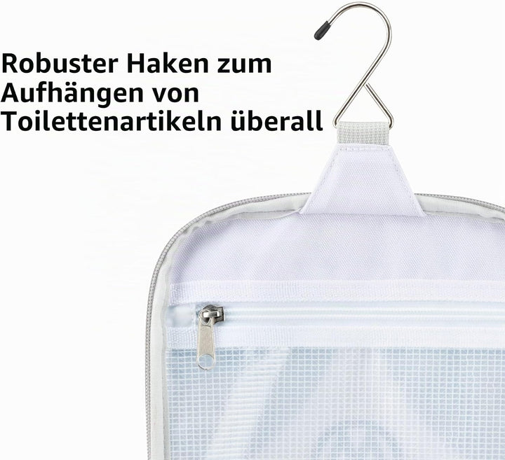 VW Collection - Volkswagen Aufhängbarer Kulturbeutel-Bad-Hänge-Reise-Wasch-Tasche im VW T1 Bulli Bus