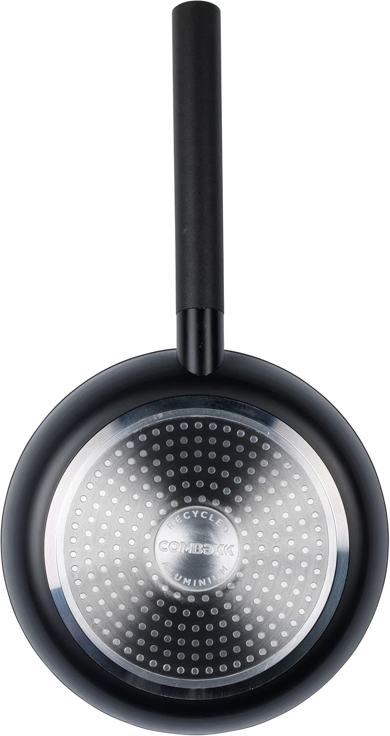 Combekk 211124.02 Bratpfanne aus recyceltem Aluminium, antihaftbeschichtet, für Induktionsherde geei