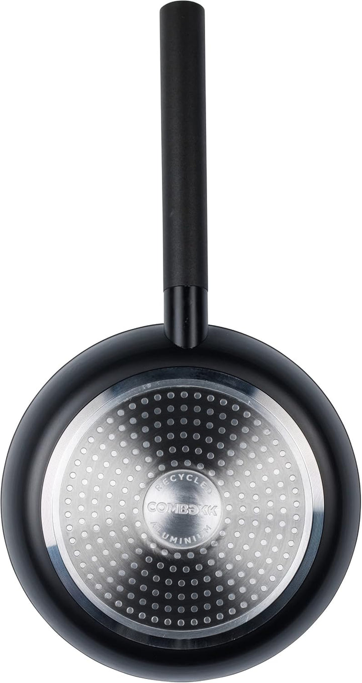 Combekk 211124.02 Bratpfanne aus recyceltem Aluminium, antihaftbeschichtet, für Induktionsherde geei