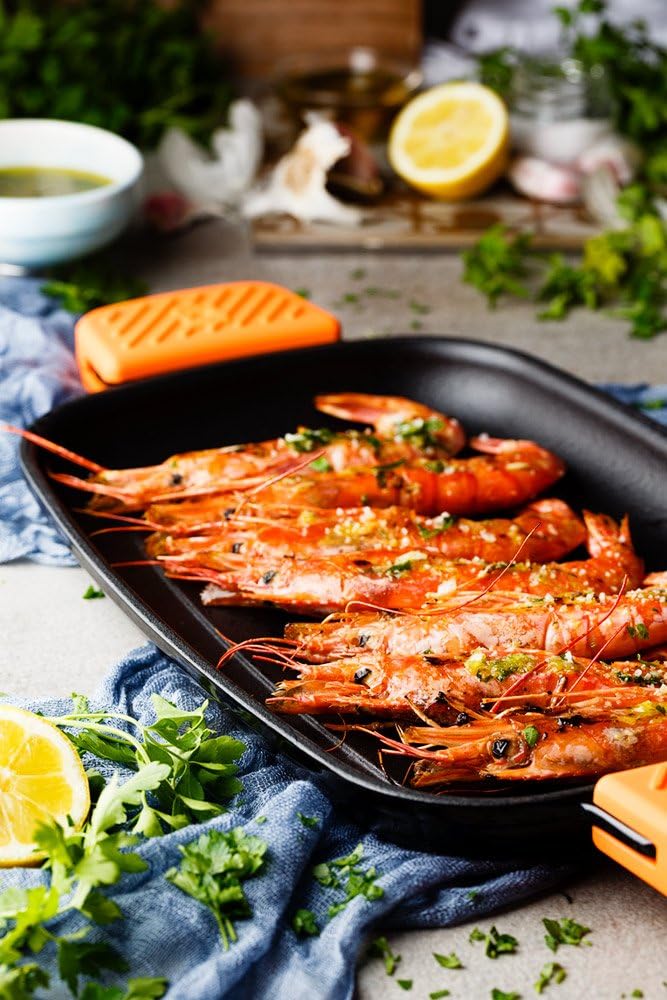 BRA Efficient Iron - Grillpfanne Grill rechteckig 35 cm Grill rechteckig Mit Streifen, Grill rechtec