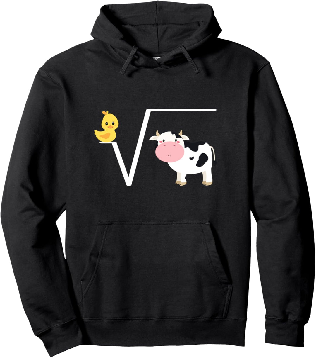 Ente Wurzel aus Kuh, N-te Wurzel aus Q, witziges Mathe Pullover Hoodie