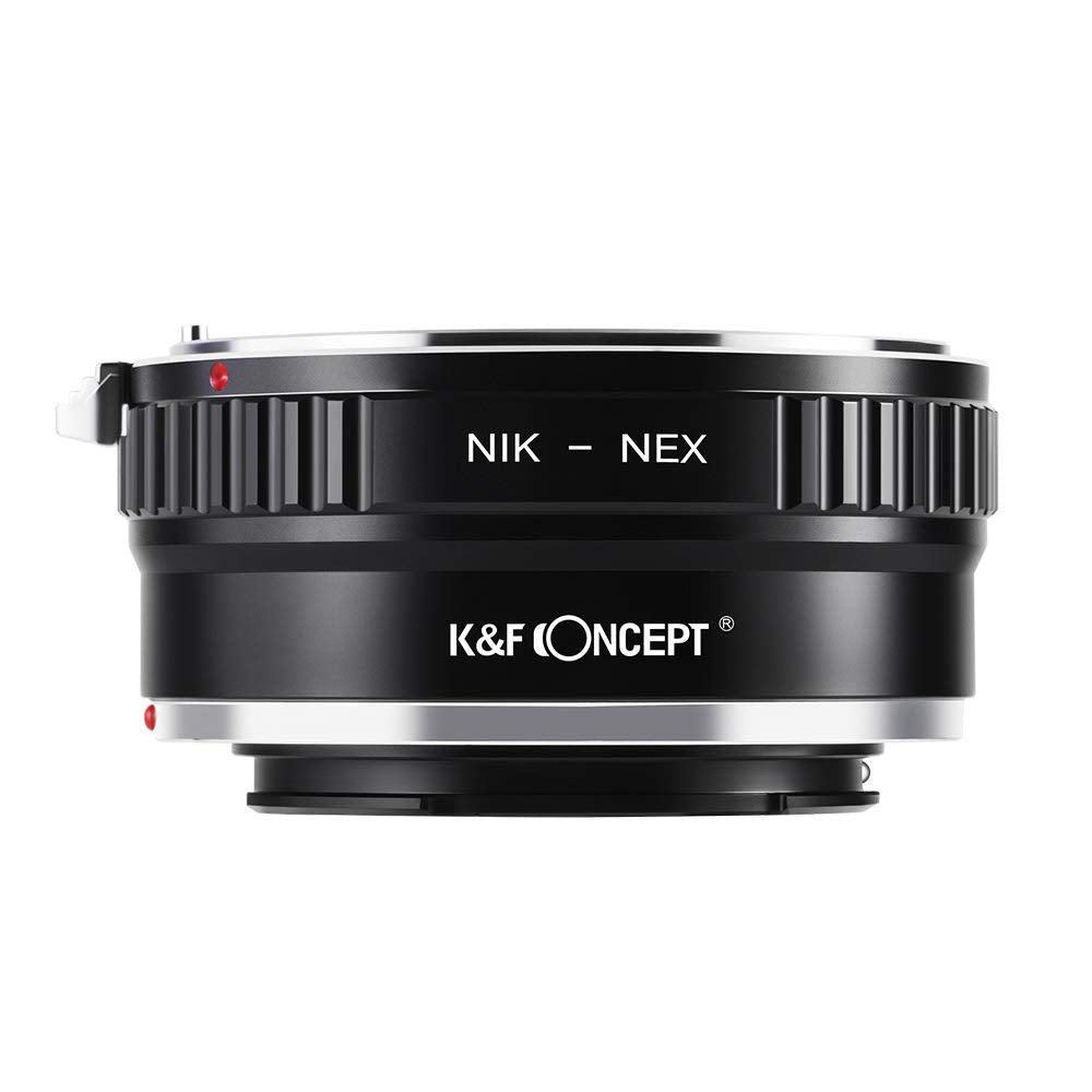 K&F Concept Nikon AI-NEX Objektivadapter,Adapter Ring,Sony NEX Adapter,Objektiv Adapterring für Niko