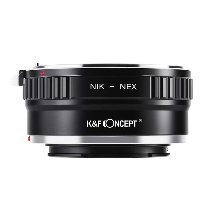 K&F Concept Nikon AI-NEX Objektivadapter,Adapter Ring,Sony NEX Adapter,Objektiv Adapterring für Niko