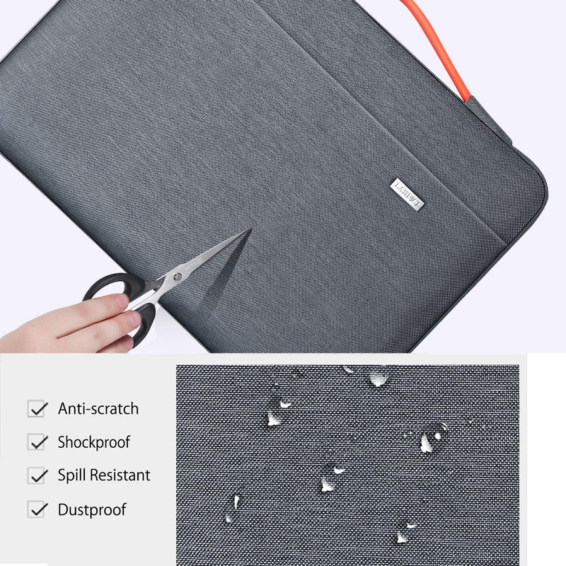 Landici Laptop Hülle Sleeve 13 13.3 Zoll, 360 ° Schutzhülle Wasserdicht Computer Cover Tasche Kompat