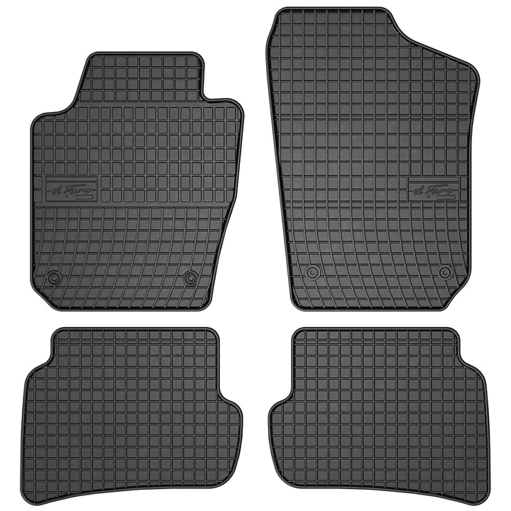 M MOTOS Gummimatten Auto Fussmatte passt für SEAT Ibiza IV 2008-2017 Verbessern Sie Ihren Reisekomfo