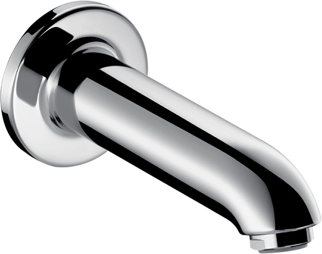 hansgrohe Wanneneinlauf, Komfort-Auslauf 147mm, Wandmontage, Chrom