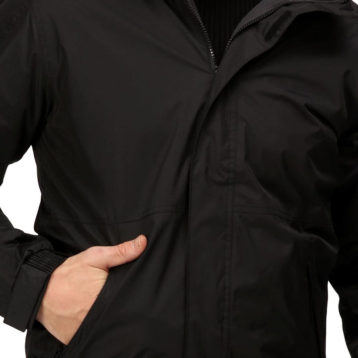 Regatta Unisex Dover Jacke (1er Pack) 52-54 EU Black/Ash, 52-54 EU Black/Ash