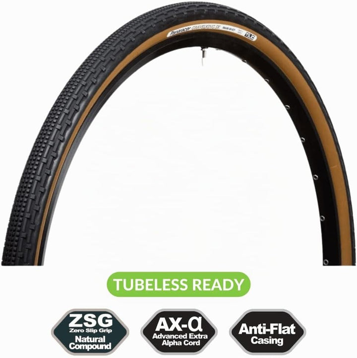 Panaracer Gravel King Sk Folding Reifen 27.5 x 1.90 schwarz/braun, 27.5 x 1.90 schwarz/braun