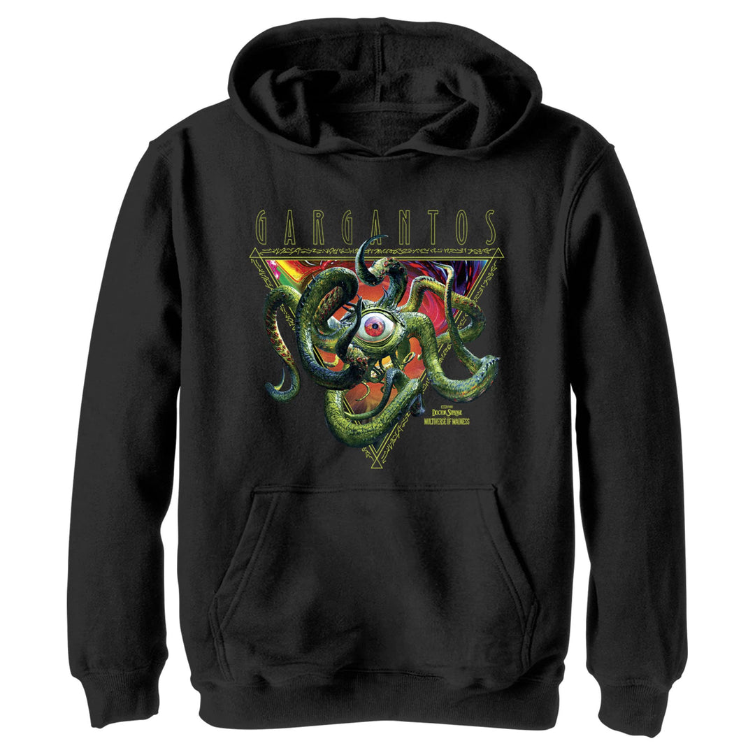 Marvel Unisex Kinder Gargantos Triangle Badge Hoodie XL Schwarz, XL Schwarz