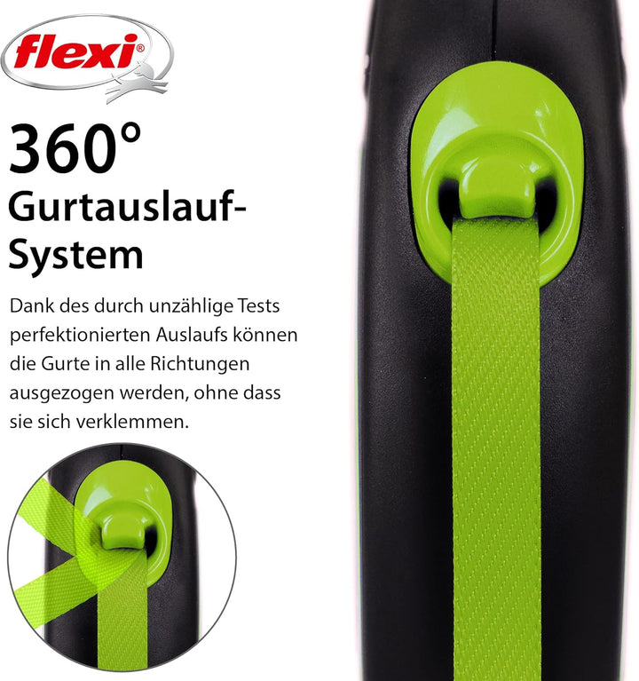 flexi Rollleine New Neon - Grün - S, 4000498032015, Multi multi small, multi small