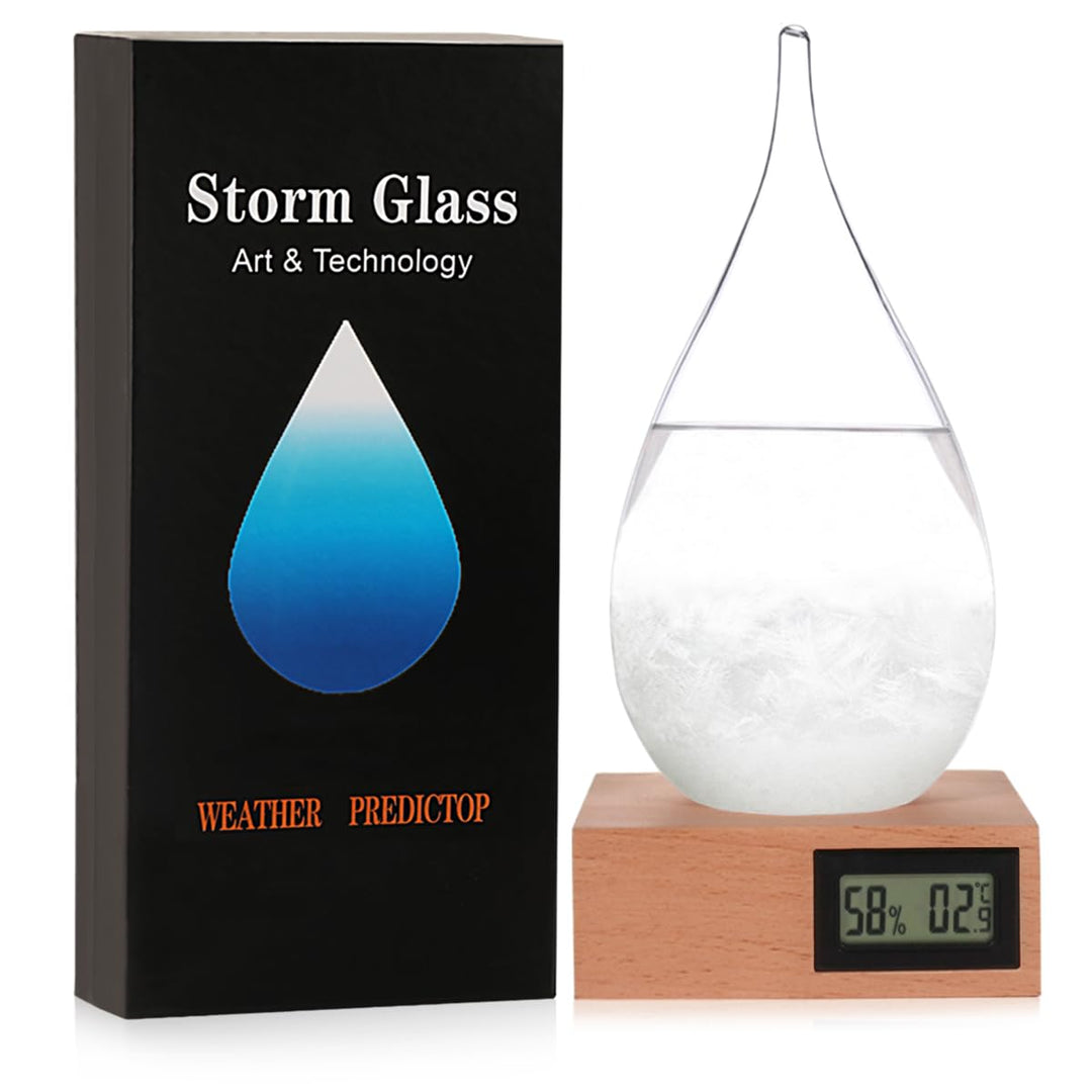 Sturm-Glas-Wettervorhersage, tropfenförmige Wettervorhersage, Flasche, Heimbüro, Desktop-Dekoration,