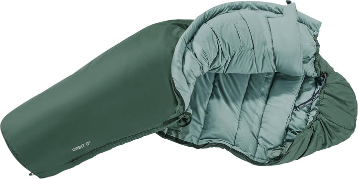 deuter Orbit 0° SL Damen Kunstfaserschlafsack,ivy-sage,Right Zip