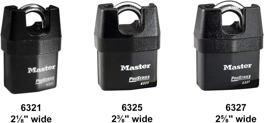 Master Lock 6325NKA Vorhängeschloss Pro Serie mit BumpStop Technologie 1 Pack