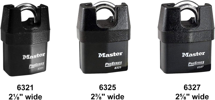 Master Lock 6325NKA Vorhängeschloss Pro Serie mit BumpStop Technologie 1 Pack