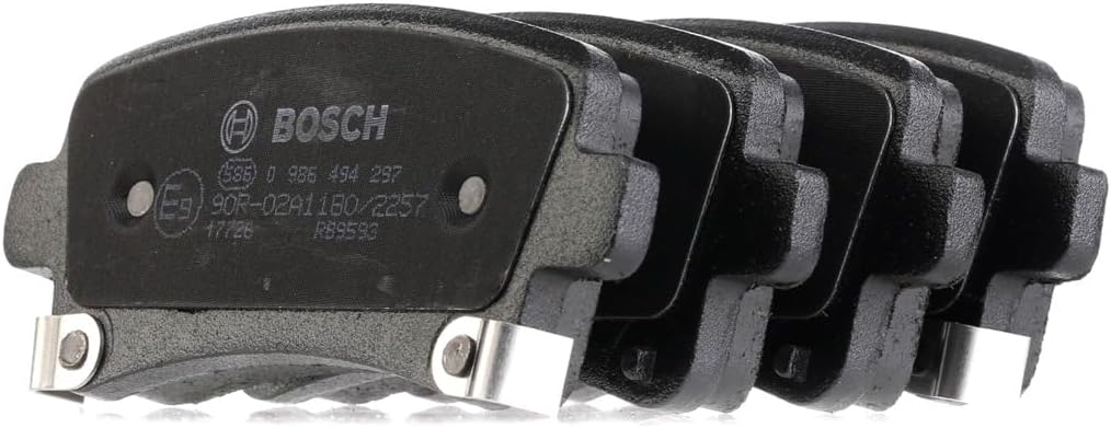 Bosch BP1233 Bremsbeläge - Hinterachse - ECE-R90 Zertifizierung - vier Bremsbeläge pro Set