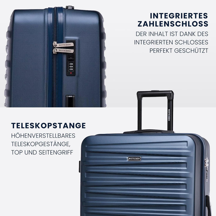 WITTCHEN Skyspeed Line Reisegepäck Grosser Koffer Hartschalenkoffer ABS Gross Rollkoffer Trolley Che