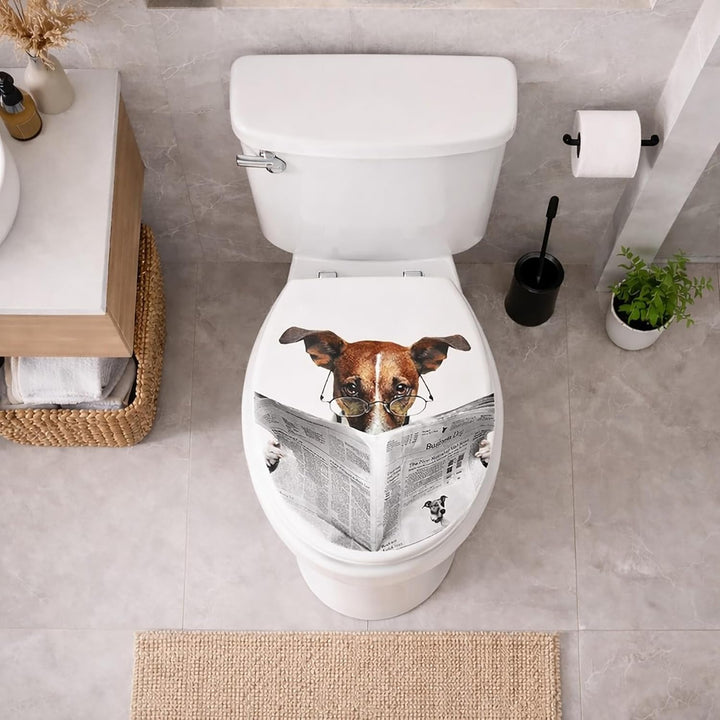 Tendance - Wc-deckel mdf 18 zoll edelstahl-befestigungen - karamel