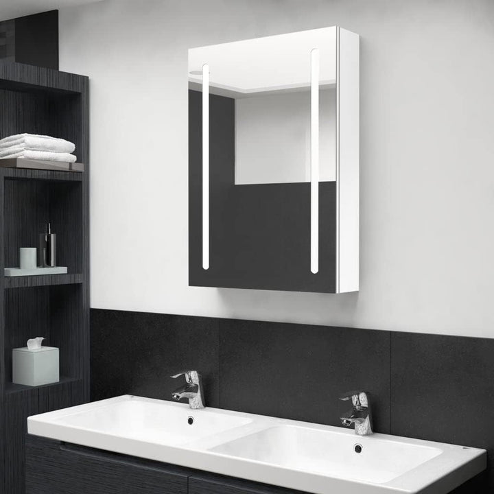 vidaXL LED Bad Spiegelschrank Badezimmerspiegel Badspiegel Spiegel Badschrank Badezimmerschrank Häng