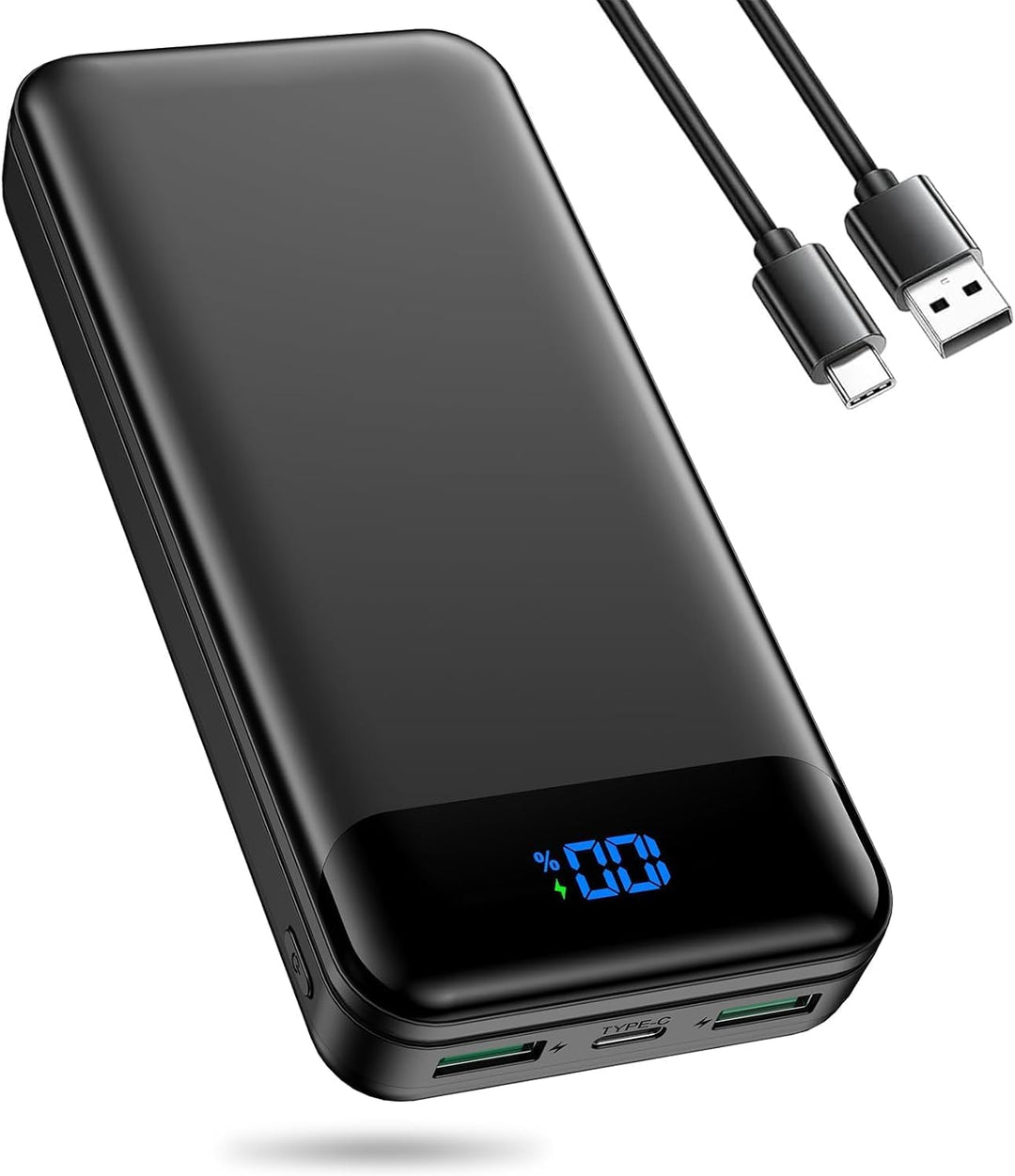 Power Bank, 27000mAh PowerBank mit PD3.0 & QC4.0 Schnellladung, USB C (IN & Out) Externer Handy Akku
