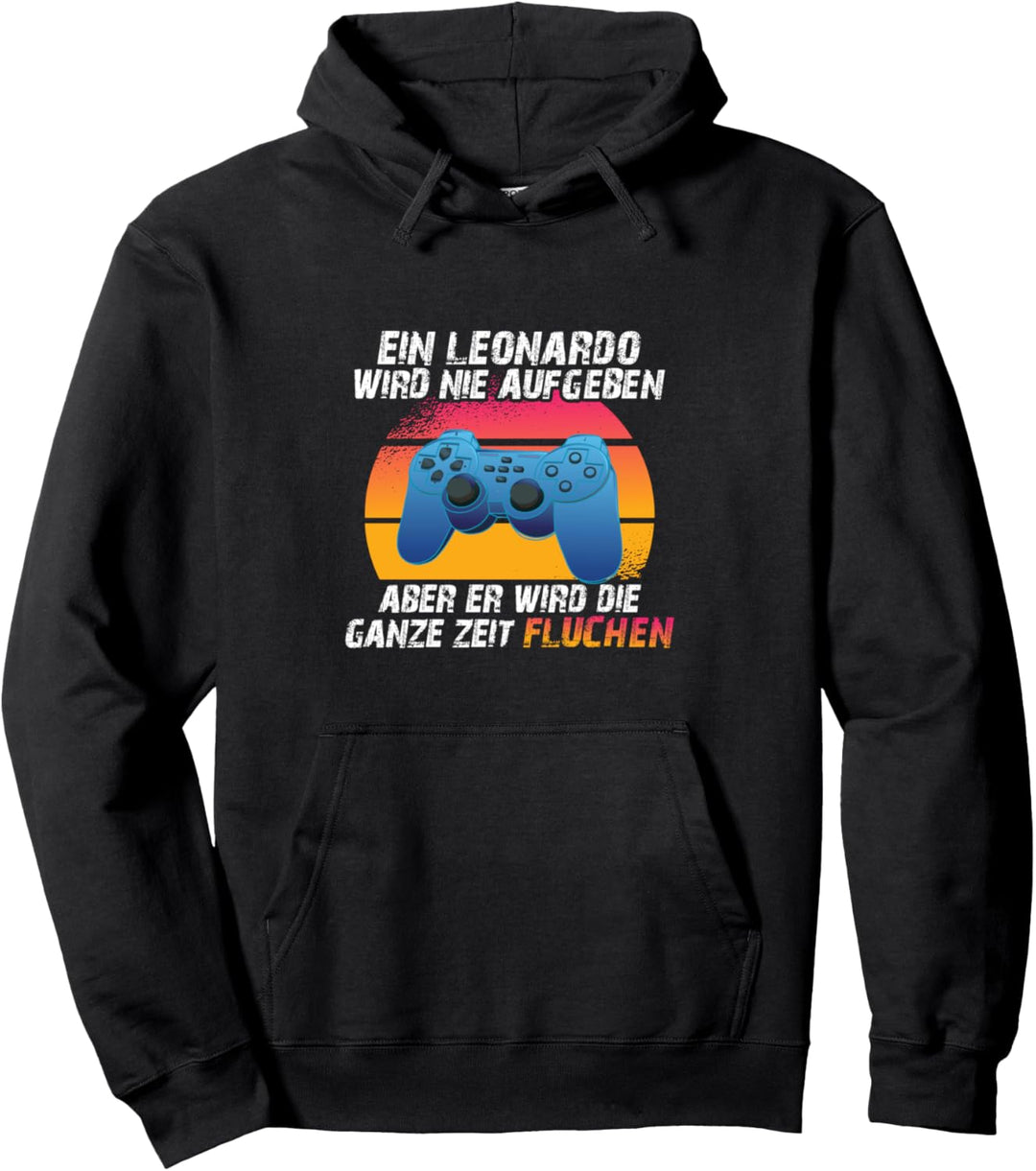 Ein leonardo wird nie aufgeben Pullover Hoodie