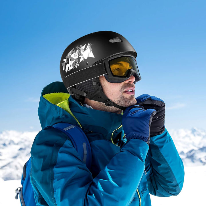 BESPORTBLE Ski Helm für Männer Frauen 12 Vents Ski Elmet Absorption Snowboarden Helm Berufs Kopf Get