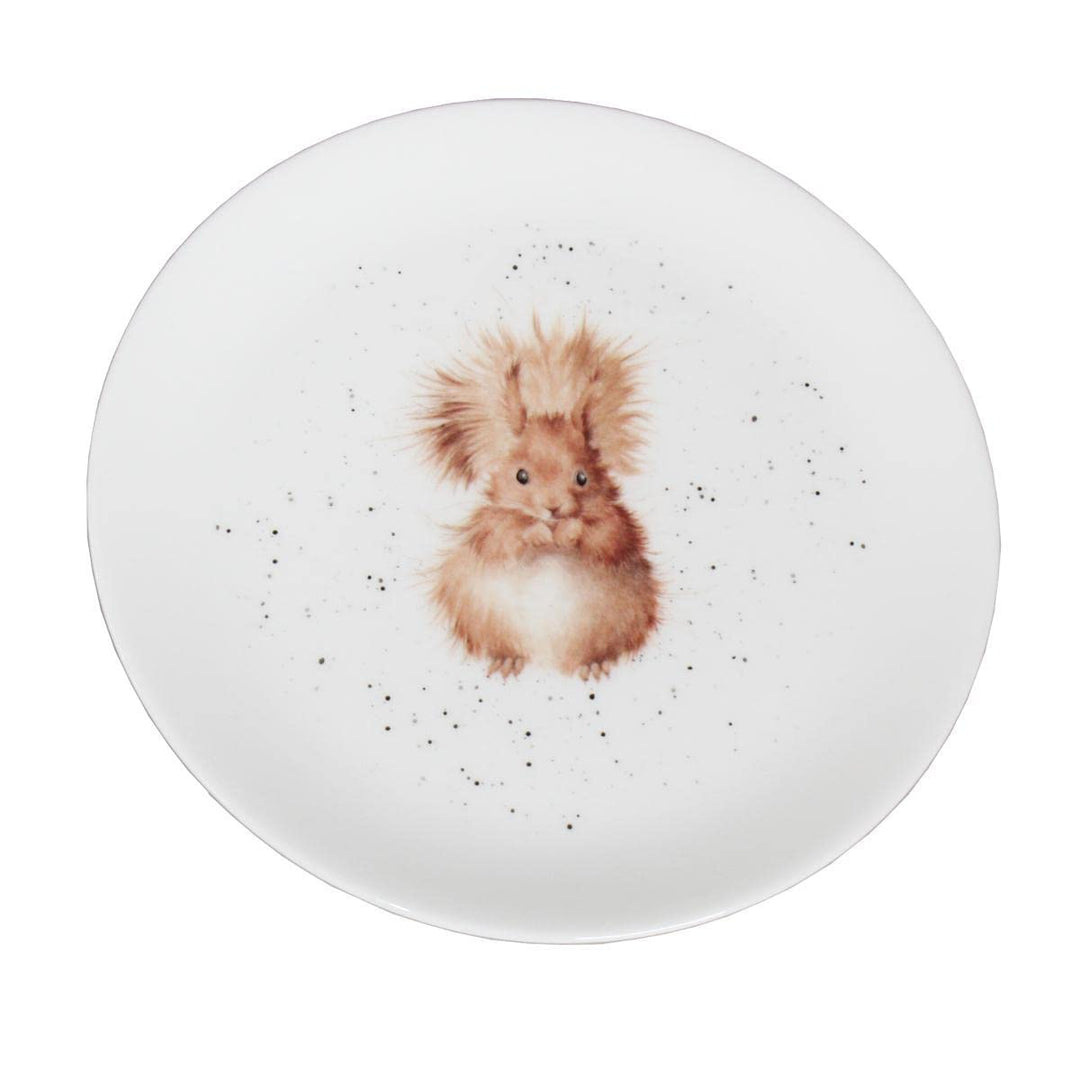 Wrendale Designs Porzellan-Kuchenteller Eichhörnchen ca. 20,5 cm D Frühstück Kaffee Kuchen Nachtisch