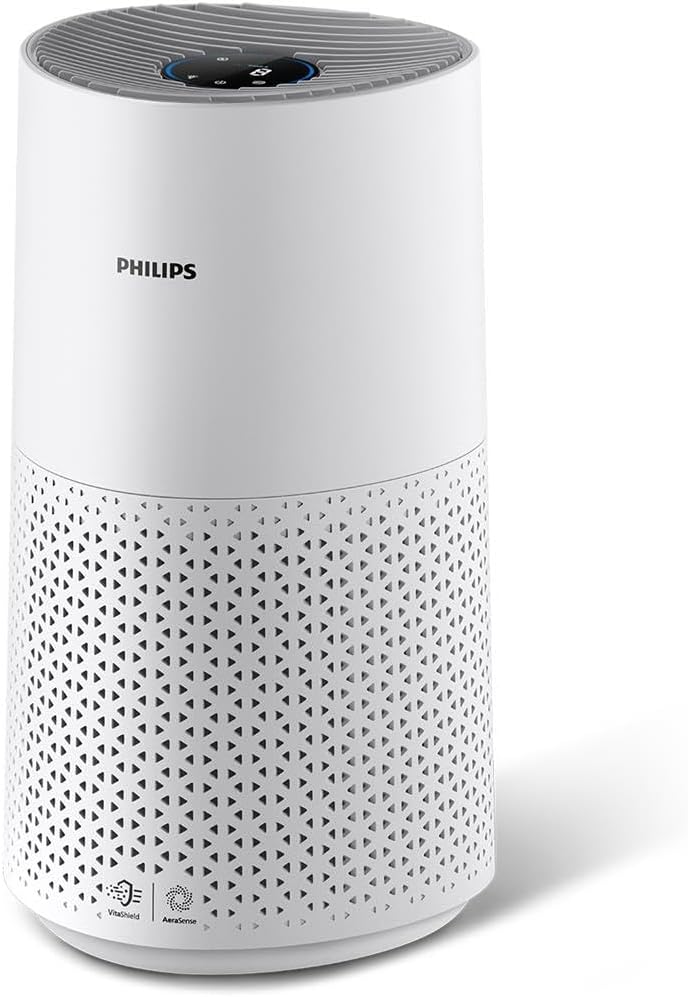 Philips Luftreiniger Smart 1000i Serie - Reinigt Räume bis zu 78 m² - Entfernt 99,97% der Pollen, St