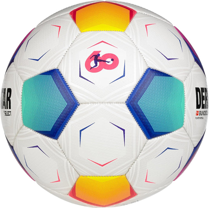 Derbystar Bundesliga Player Special v23 - Bundesliga Ball 23/24 - Unisex Fussball Grösse 5 im Design