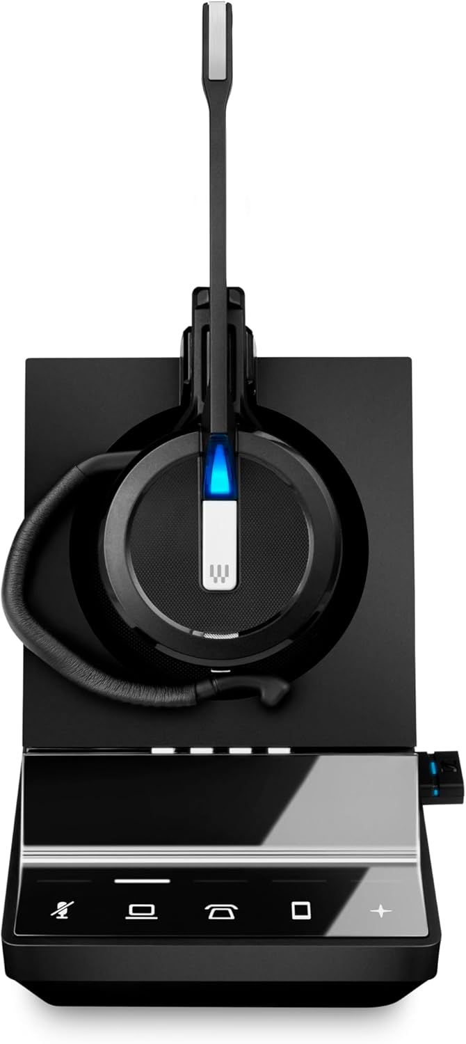 EPOS Impact SDW 5016, Einseitiges kabelloses DECT-Headset Triple-Konnektivität, Noise Cancelling-Sys