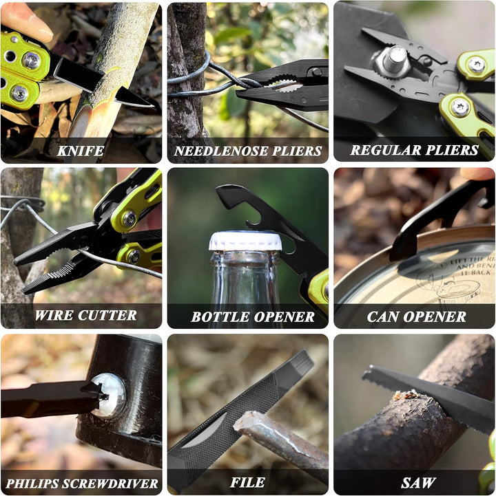 Multitool Werkzeug Survival Zange Multifunktionsmesser perfektes Camping Zubehör, Multitools Multifu