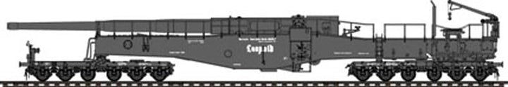 Hobby Boss 82903 Modellbausatz German 280mm K5(E) Railway Gun Leopold
