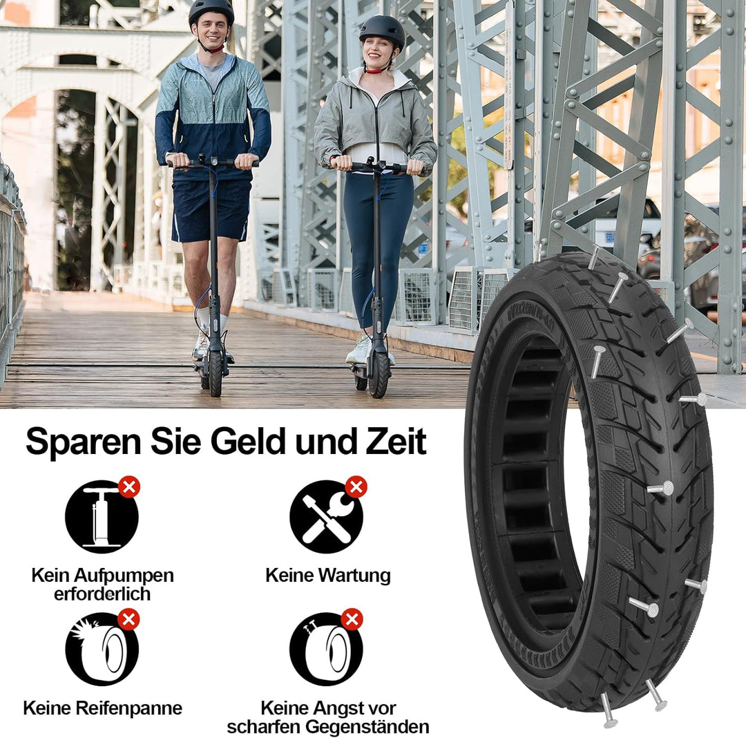 Satgoo 8,5 Zoll Offroad Vollgummireifen für Xiaomi Pro 2, Pro, 1S, Essential, Mi 3, E Scooter Reifen
